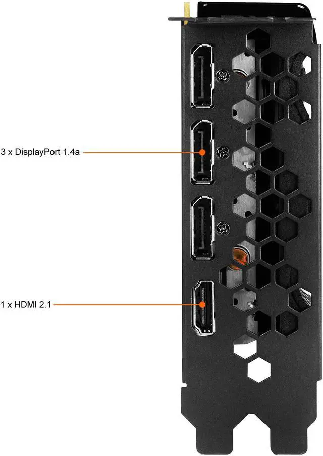 Alt view image 5 of 6 - EVGA GeForce RTX 3050 XC BLACK GAMING Video Card, 08G-P5-3551-KR, 8GB GDDR6, Dual-Fan