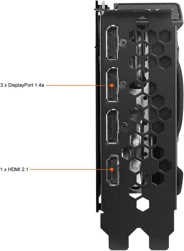 Alt view image 5 of 11 - EVGA GeForce RTX 3080 12GB XC3 ULTRA GAMING, 12G-P5-4865-KL, 12GB GDDR6X, iCX3 Cooling, ARGB LED, Metal Backplate, LHR