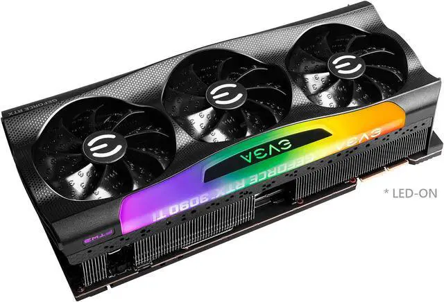 Alt view image 10 of 14 - EVGA GeForce RTX 3090 Ti FTW3 BLACK GAMING, 24G-P5-4981-KR, 24GB GDDR6X, iCX3 Technology, ARGB LED, Metal Backplate, Includes eLeash