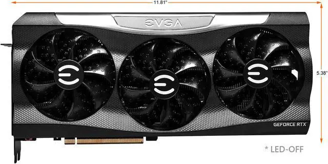 Alt view image 3 of 14 - EVGA GeForce RTX 3090 Ti FTW3 BLACK GAMING, 24G-P5-4981-KR, 24GB GDDR6X, iCX3 Technology, ARGB LED, Metal Backplate, Includes eLeash