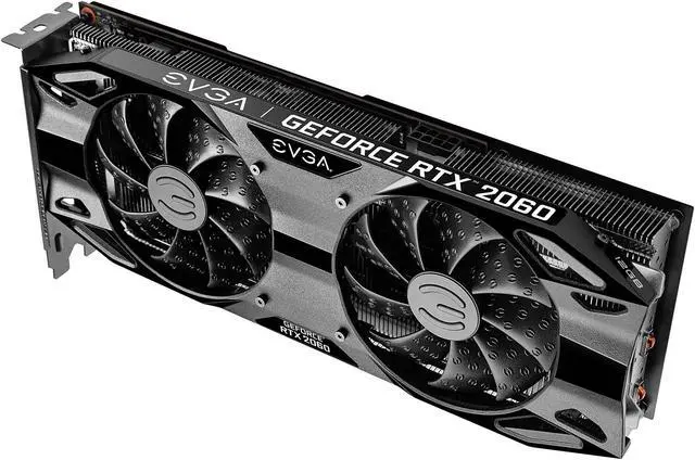 Alt view image 6 of 9 - EVGA GeForce RTX 2060 12GB XC GAMING, 12G-P4-2263-KR, 12GB GDDR6, Dual Fans, Metal Backplate