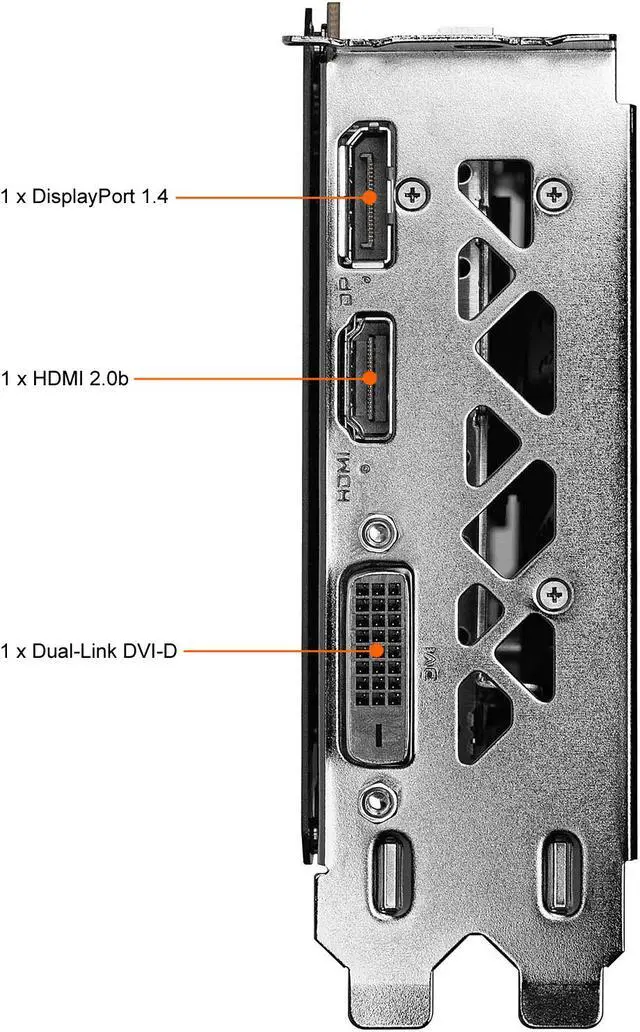 Alt view image 5 of 9 - EVGA GeForce RTX 2060 12GB XC GAMING, 12G-P4-2263-KR, 12GB GDDR6, Dual Fans, Metal Backplate