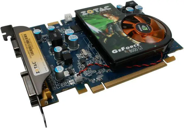 Main image of ZOTAC GeForce 8600 GT 256MB GDDR2 PCI Express x16 SLI Support Graphics Card ZT-86TEG2P-FSR