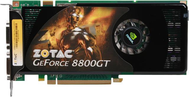 Alt view image 2 of 8 - ZOTAC GeForce 8800 GT 512MB GDDR3 PCI Express 2.0 x16 SLI Support Graphics Card ZT-88TES2P-FSP