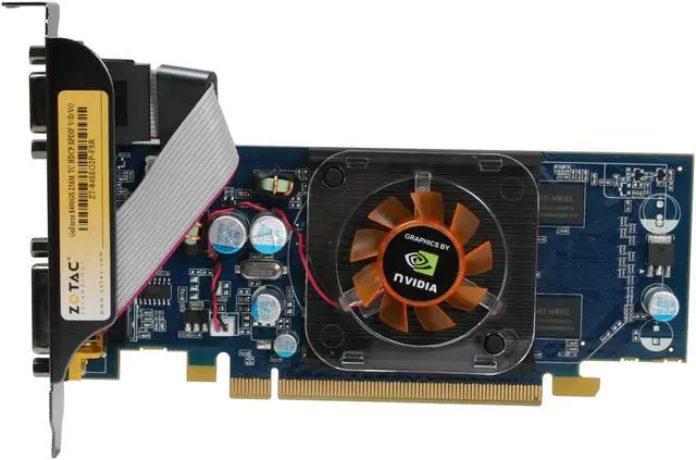 Alt view image 3 of 7 - ZOTAC GeForce 8400 GS 256MB GDDR2 PCI Express x16 Graphics Card ZT-84SEG2P-FSR