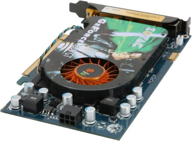 Alt view image 5 of 6 - ZOTAC GeForce 8600 GT 512MB GDDR3 PCI Express x16 SLI Support Graphics Card ZT-86TES2P-FSR