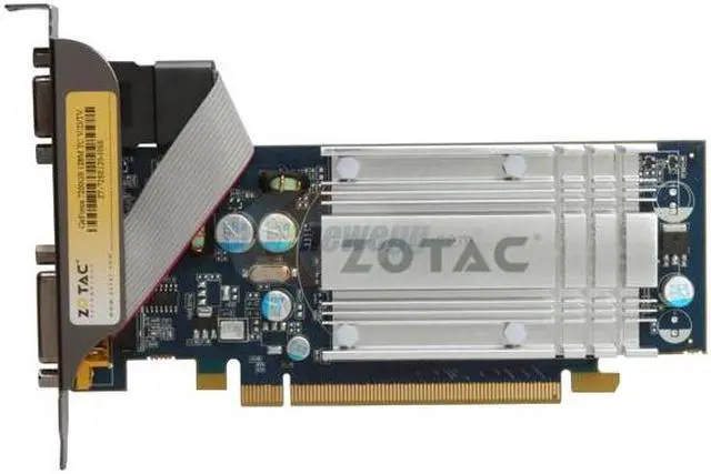 Alt view image 3 of 5 - ZOTAC GeForce 7200GS 128MB GDDR2 PCI Express x16 SLI Support Low Profile Graphics Card ZT-72SE120-HSS