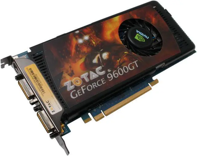 Main image of ZOTAC GeForce 9600 GT 512MB GDDR3 PCI Express 2.0 x16 SLI Support Graphics Card ZT-96TES2P-FSP