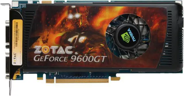 Alt view image 3 of 8 - ZOTAC GeForce 9600 GT 512MB GDDR3 PCI Express 2.0 x16 SLI Support Graphics Card ZT-96TES2P-FSP