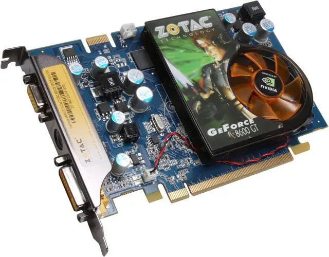 Main image of ZOTAC GeForce 8600 GT 512MB GDDR2 PCI Express x16 SLI Support Graphics Card ZT-86TEH4P-FS