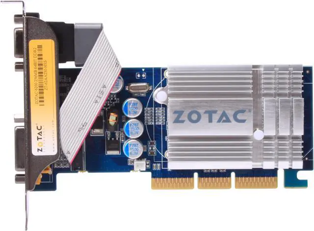 Alt view image 3 of 5 - ZOTAC GeForce 6200 256MB GDDR2 AGP 4X/8X Graphics Card ZT-62AA250-HSS
