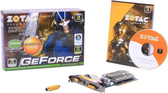 Alt view image 5 of 5 - ZOTAC GeForce 6200 256MB GDDR2 AGP 4X/8X Graphics Card ZT-62AA250-HSS