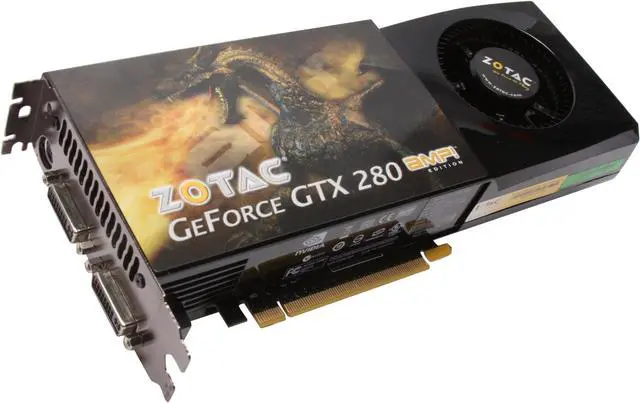 Main image of ZOTAC GeForce GTX 280 1GB GDDR3 PCI Express 2.0 x16 SLI Support Graphics Card ZT-X28E3LA-FCP