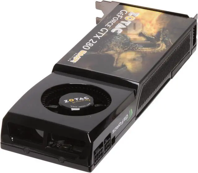 Alt view image 5 of 6 - ZOTAC GeForce GTX 280 1GB GDDR3 PCI Express 2.0 x16 SLI Support Graphics Card ZT-X28E3LA-FCP