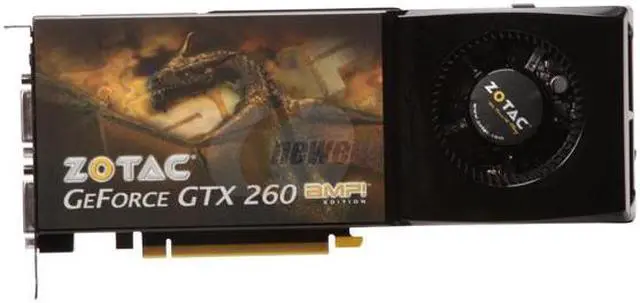 Alt view image 3 of 6 - ZOTAC GeForce GTX 260 896MB GDDR3 PCI Express 2.0 x16 SLI Support Graphics Card ZT-X26E3KA-FCP