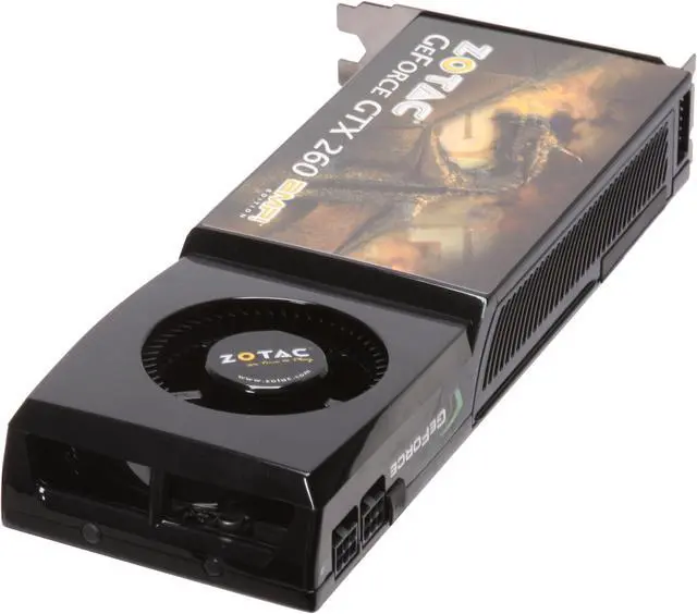 Alt view image 5 of 6 - ZOTAC GeForce GTX 260 896MB GDDR3 PCI Express 2.0 x16 SLI Support Graphics Card ZT-X26E3KA-FCP