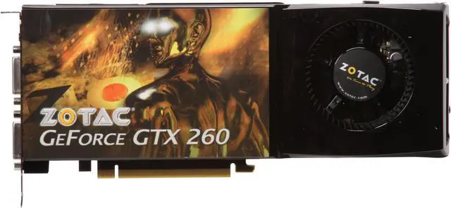 Alt view image 3 of 6 - ZOTAC GeForce GTX 260 896MB GDDR3 PCI Express 2.0 x16 SLI Support Graphics Card ZT-X26E3KA-FSP