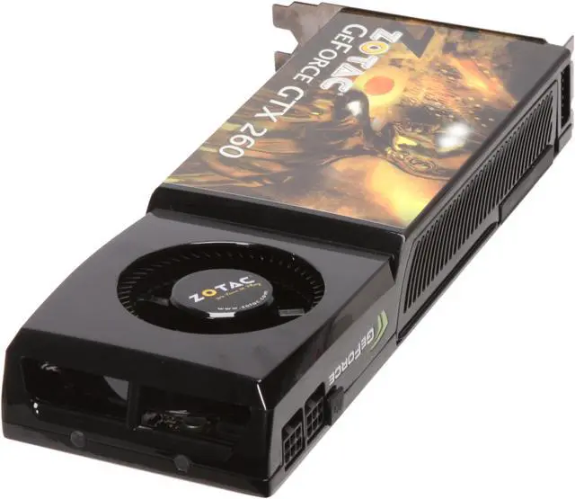 Alt view image 5 of 6 - ZOTAC GeForce GTX 260 896MB GDDR3 PCI Express 2.0 x16 SLI Support Graphics Card ZT-X26E3KA-FSP