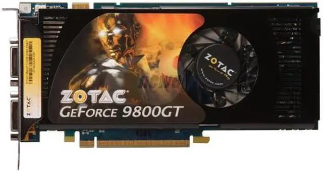 Alt view image 3 of 6 - ZOTAC GeForce 9800 GT 512MB GDDR3 PCI Express 2.0 x16 SLI Support Graphics Card ZT-98GES3P-FSP