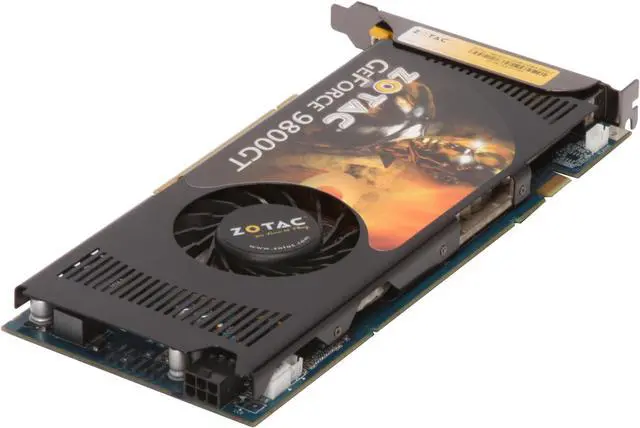 Alt view image 5 of 6 - ZOTAC GeForce 9800 GT 512MB GDDR3 PCI Express 2.0 x16 SLI Support Graphics Card ZT-98GES3P-FSP