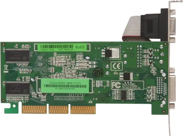 Alt view image 4 of 5 - ZOTAC GeForce FX 5200 128MB DDR AGP 4X/8X Graphics Card ZT-52FA121-HSS
