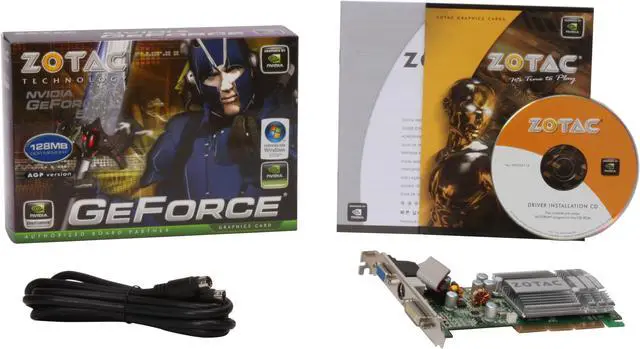 Alt view image 5 of 5 - ZOTAC GeForce FX 5200 128MB DDR AGP 4X/8X Graphics Card ZT-52FA121-HSS