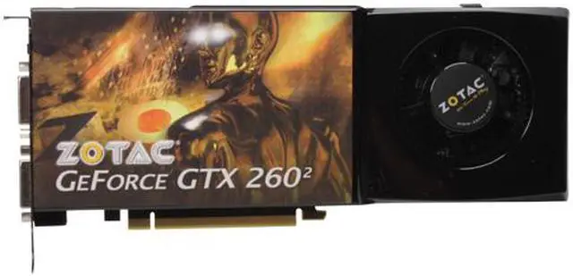 Alt view image 3 of 6 - ZOTAC GeForce GTX 260 896MB GDDR3 PCI Express 2.0 x16 SLI Support Graphics Card ZT-X26E3KB-FSP