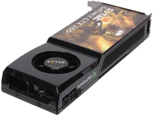 Alt view image 5 of 6 - ZOTAC GeForce GTX 260 896MB GDDR3 PCI Express 2.0 x16 SLI Support Graphics Card ZT-X26E3KB-FSP