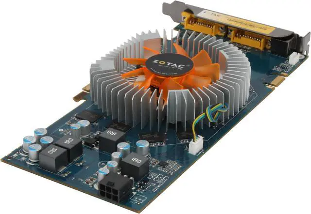 Alt view image 5 of 6 - ZOTAC GeForce 9600 GT 512MB GDDR3 PCI Express 2.0 x16 SLI Support Graphics Card ZT-96TES4P-FDR