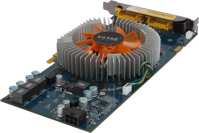 Alt view image 5 of 6 - ZOTAC GeForce 9800 GT 1GB GDDR3 PCI Express 2.0 x16 SLI Support Graphics Card ZT-98GEY3P-FSR