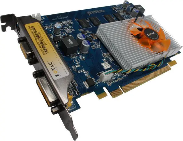 Main image of ZOTAC GeForce 9400 GT 512MB GDDR2 PCI Express 2.0 x16 Graphics Card ZT-94TEH2P-FSR
