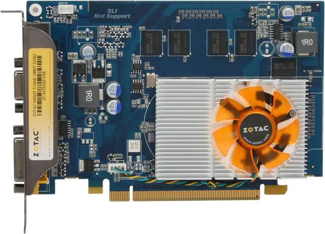 Alt view image 3 of 5 - ZOTAC GeForce 9400 GT 512MB GDDR2 PCI Express 2.0 x16 Graphics Card ZT-94TEH2P-FSR