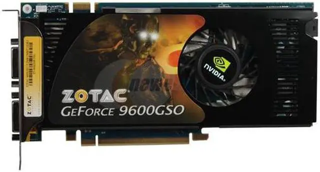 Alt view image 3 of 6 - ZOTAC GeForce 9600 GSO 512MB GDDR3 PCI Express 2.0 x16 SLI Support Graphics Card ZT-96SES4P-FSL