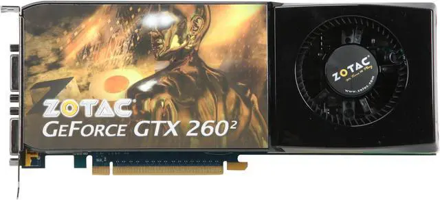 Alt view image 3 of 6 - ZOTAC GeForce GTX 260 896MB GDDR3 PCI Express 2.0 x16 SLI Support Graphics Card ZT-X26E3KD-FSP