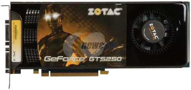 Alt view image 3 of 4 - ZOTAC GeForce GTS 250 512MB GDDR3 PCI Express 2.0 x16 SLI Support Graphics Card ZT-20101-10P