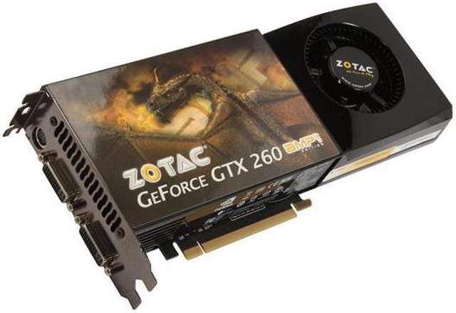 ZOTAC GeForce GTX 260 Video Card ZT X26E3KC FCP Newegg