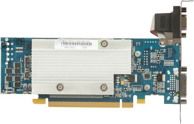 Alt view image 4 of 6 - ZOTAC GeForce 9600 GT 512MB GDDR3 PCI Express 2.0 x16 Low Profile Ready Graphics Card ZT-96TES3L-FSL