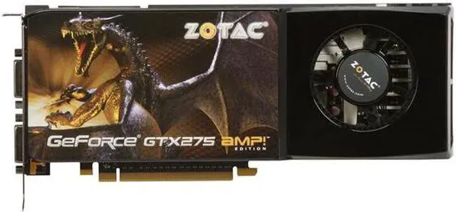 Alt view image 2 of 5 - ZOTAC GeForce GTX 275 896MB GDDR3 PCI Express 2.0 x16 SLI Support Graphics Card ZT-275E3KB-FCP