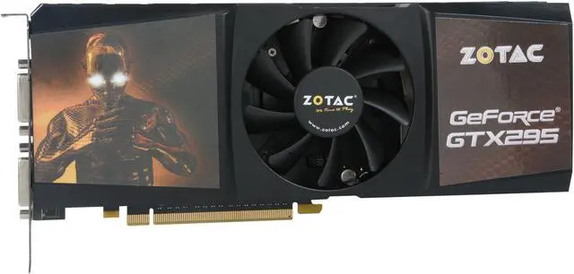 Alt view image 3 of 6 - ZOTAC GeForce GTX 295 1792MB GDDR3 PCI Express 2.0 x16 SLI Support Graphics Card ZT-295E3MB-FSP
