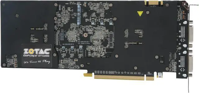 Alt view image 4 of 6 - ZOTAC GeForce GTX 295 1792MB GDDR3 PCI Express 2.0 x16 SLI Support Graphics Card ZT-295E3MB-FSP