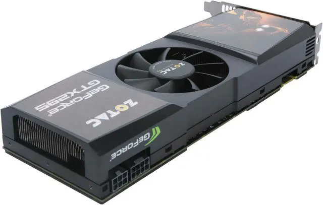 Alt view image 5 of 6 - ZOTAC GeForce GTX 295 1792MB GDDR3 PCI Express 2.0 x16 SLI Support Graphics Card ZT-295E3MB-FSP