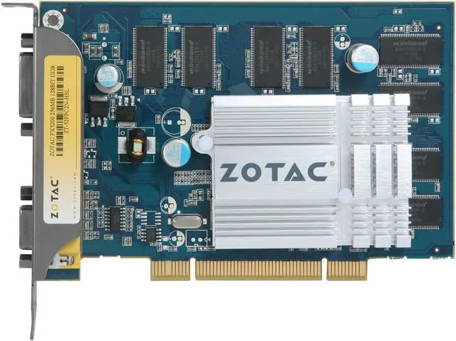 Alt view image 3 of 5 - ZOTAC GeForce FX 5200 256MB DDR PCI Graphics Card ZT-52FPC2N-HSL