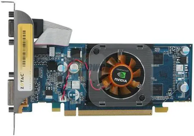 Alt view image 3 of 5 - ZOTAC GeForce 8400 GS 512MB GDDR2 PCI Express x16 Low Profile Ready Graphics Card ZT-84MEH3P-FSL
