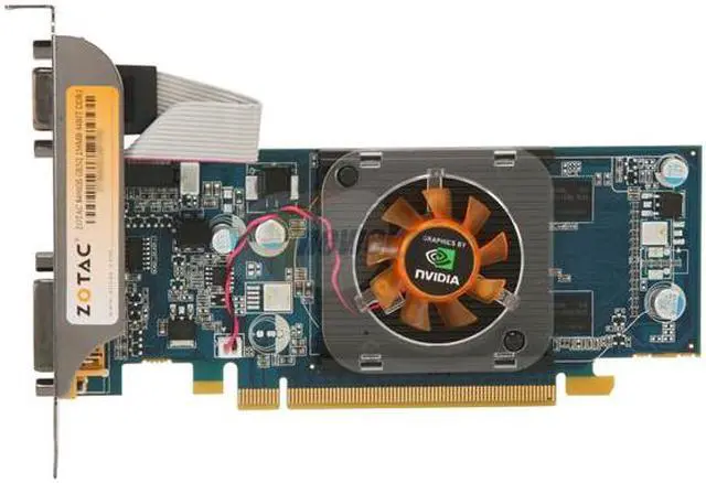 Alt view image 3 of 10 - ZOTAC GeForce 8400 GS 256MB GDDR2 PCI Express x16 Low Profile Ready Graphics Card ZT-84MEG4P-FSL