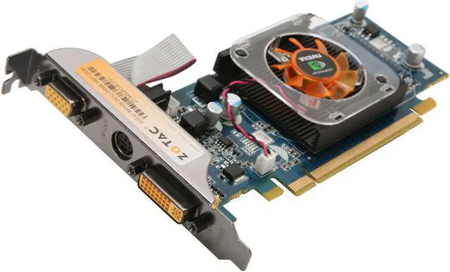 Alt view image 6 of 10 - ZOTAC GeForce 8400 GS 256MB GDDR2 PCI Express x16 Low Profile Ready Graphics Card ZT-84MEG4P-FSL