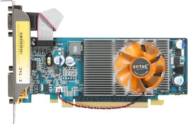 Alt view image 3 of 5 - ZOTAC GeForce 210 512MB DDR2 PCI Express 2.0 x16 Low Profile Ready Graphics Card ZT-20301-10L