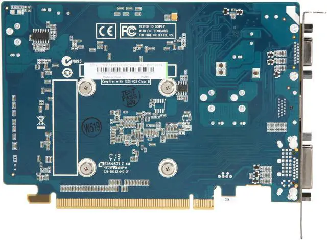 Alt view image 4 of 5 - ZOTAC GeForce GT 220 512MB DDR2 PCI Express 2.0 x16 Graphics Card ZT-20202-10L