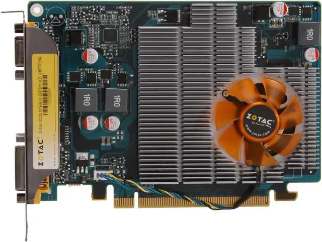 Alt view image 3 of 5 - ZOTAC GeForce GT 220 1GB DDR2 PCI Express 2.0 x16 Graphics Card ZT-20203-10L