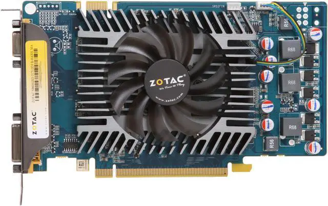 Alt view image 3 of 5 - ZOTAC GeForce 9600 GSO 256MB - up to 512MB with TurboCache GDDR3 PCI Express 2.0 x16 SLI Support Graphics Card ZT-96SEQ3P-FDL