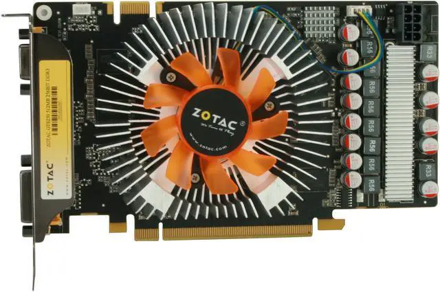 Alt view image 3 of 6 - ZOTAC GeForce GTS 250 512MB GDDR3 PCI Express 2.0 x16 SLI Support Graphics Card ZT-20105-10P